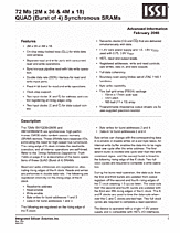 DataSheet IS61QDB42M36 pdf